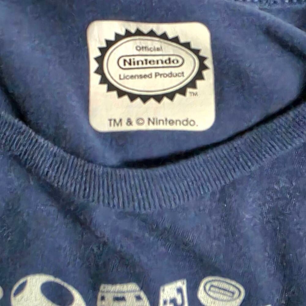 Nintendo Super Mario Blue Graphic Tee Men’s XL - Picture 3 of 6